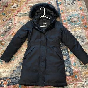North face winter down jacket size small